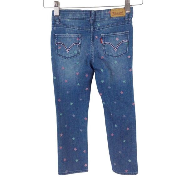 Levi's Skinny Star Print Skinny Jeans Size 4 - Picture 4 of 5